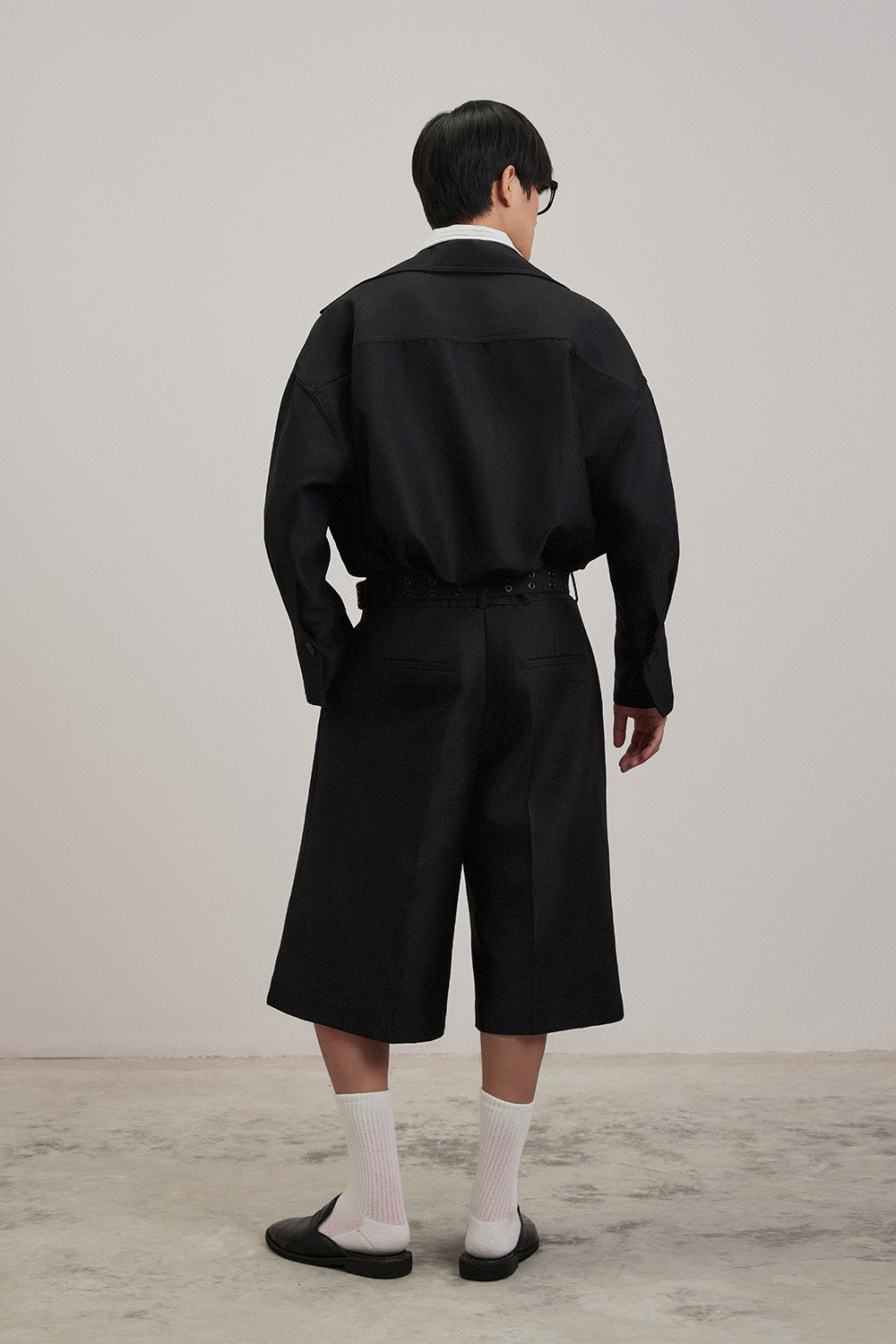 Wide Tube Culotte Short for men, from CAOSTU, The Nam Concept