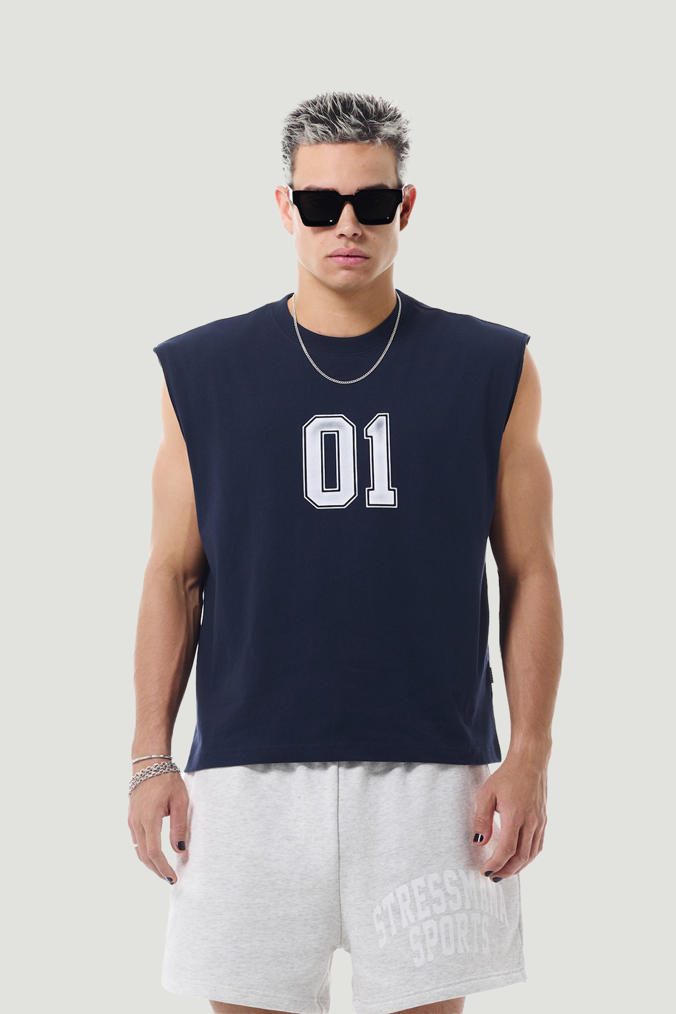 SSMA Sports 01 Cotton Tanktop for men, from STRESS MAMA, The Nam Concept