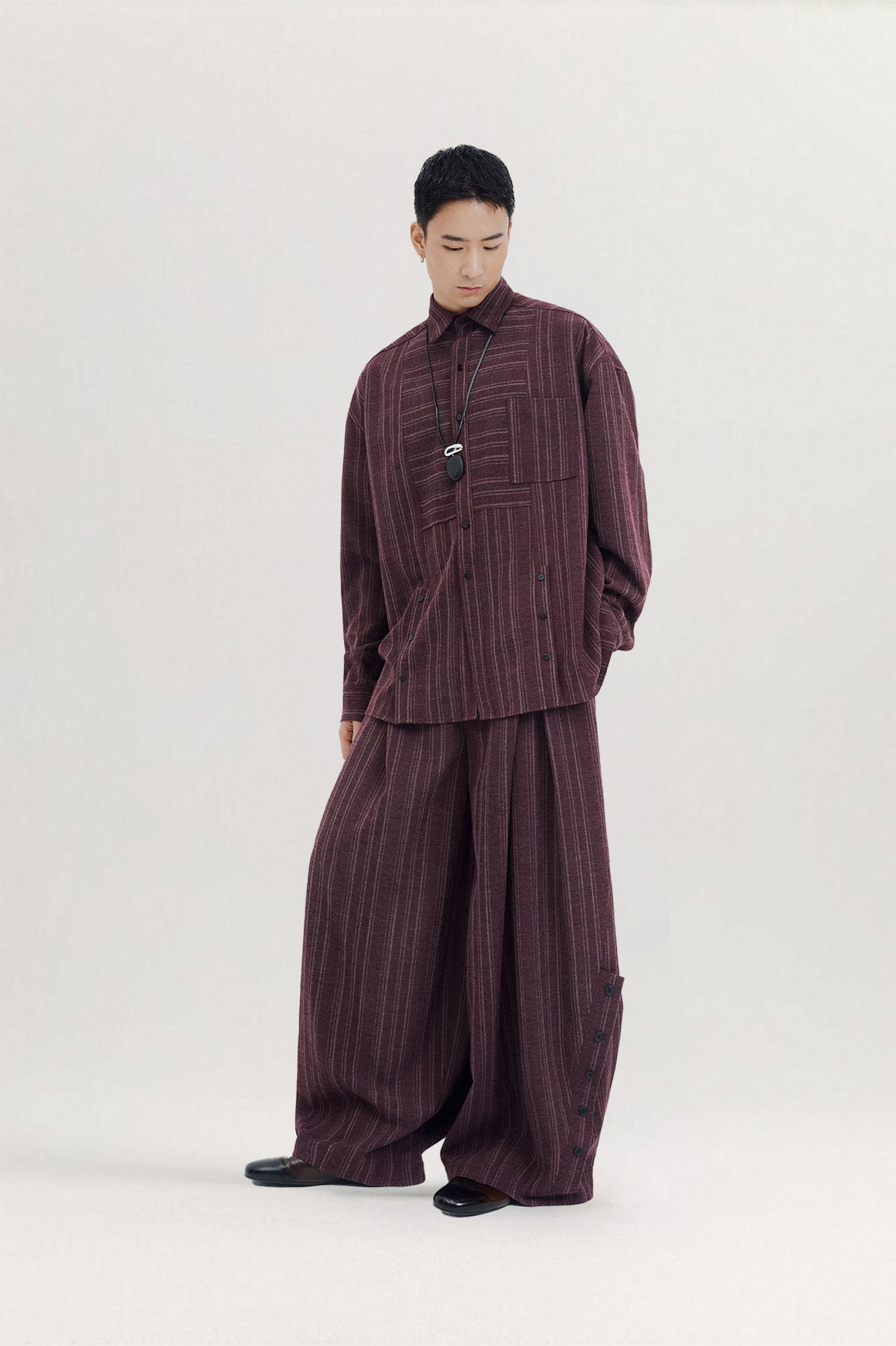 Agni Panel Stripe Shirt for men, from AIN, The Nam Concept