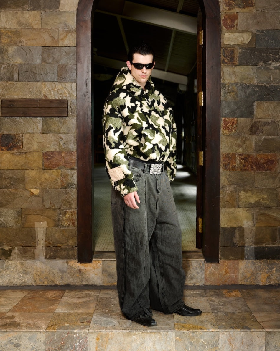 FW24 Camouflage Hoodie for men, from STRESS MAMA, The Nam Concept