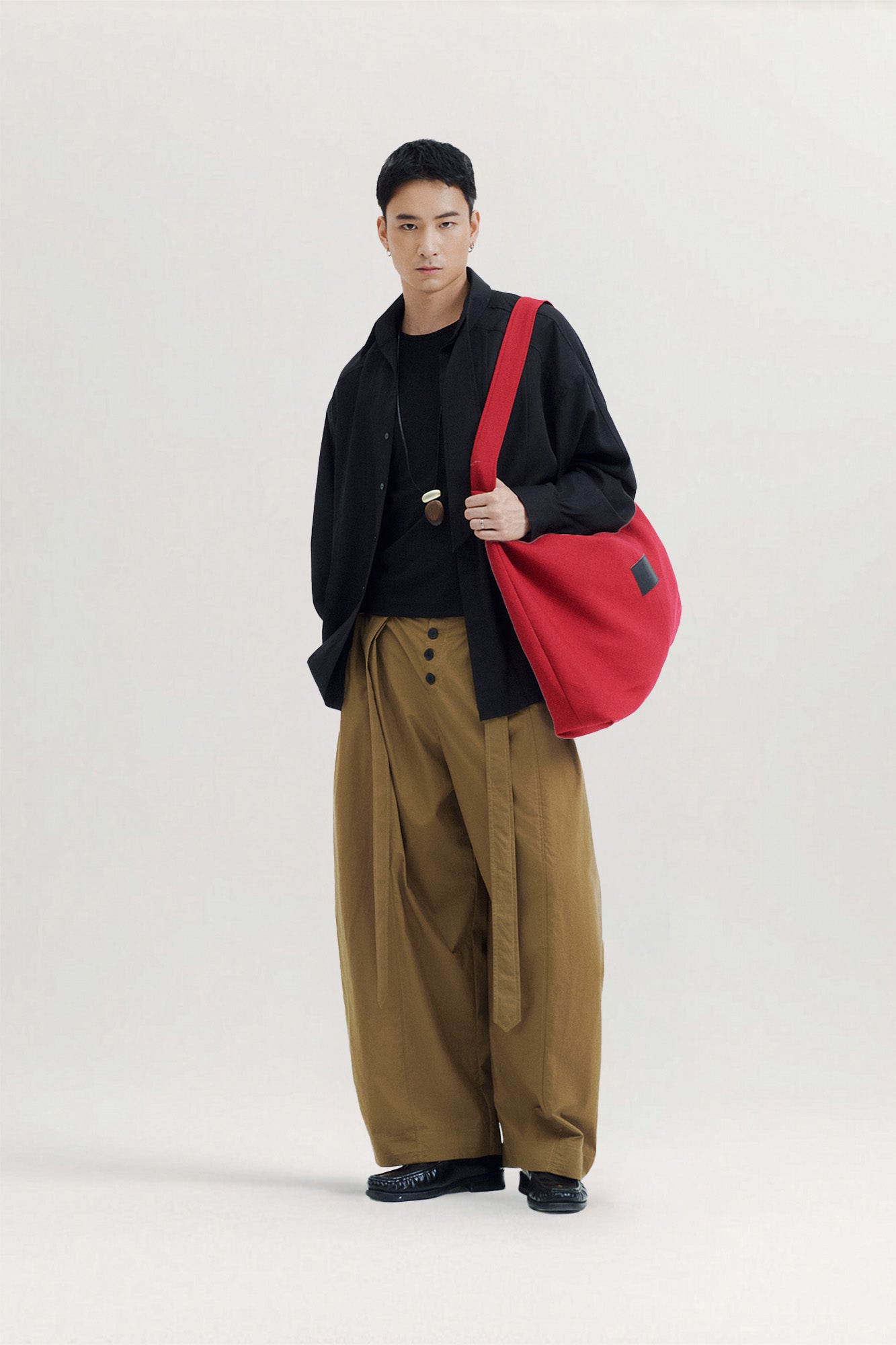 Yuel Panel Wide Pants for men, from AIN, The Nam Concept