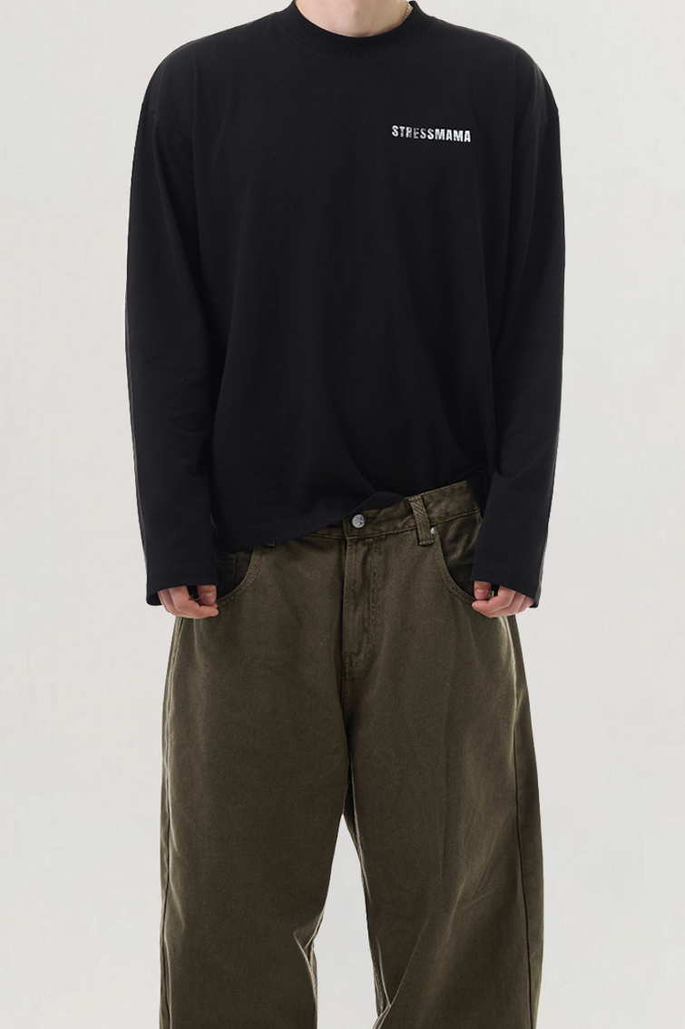FW25 Cotton Longsleeve for men, from STRESS MAMA, The Nam Concept