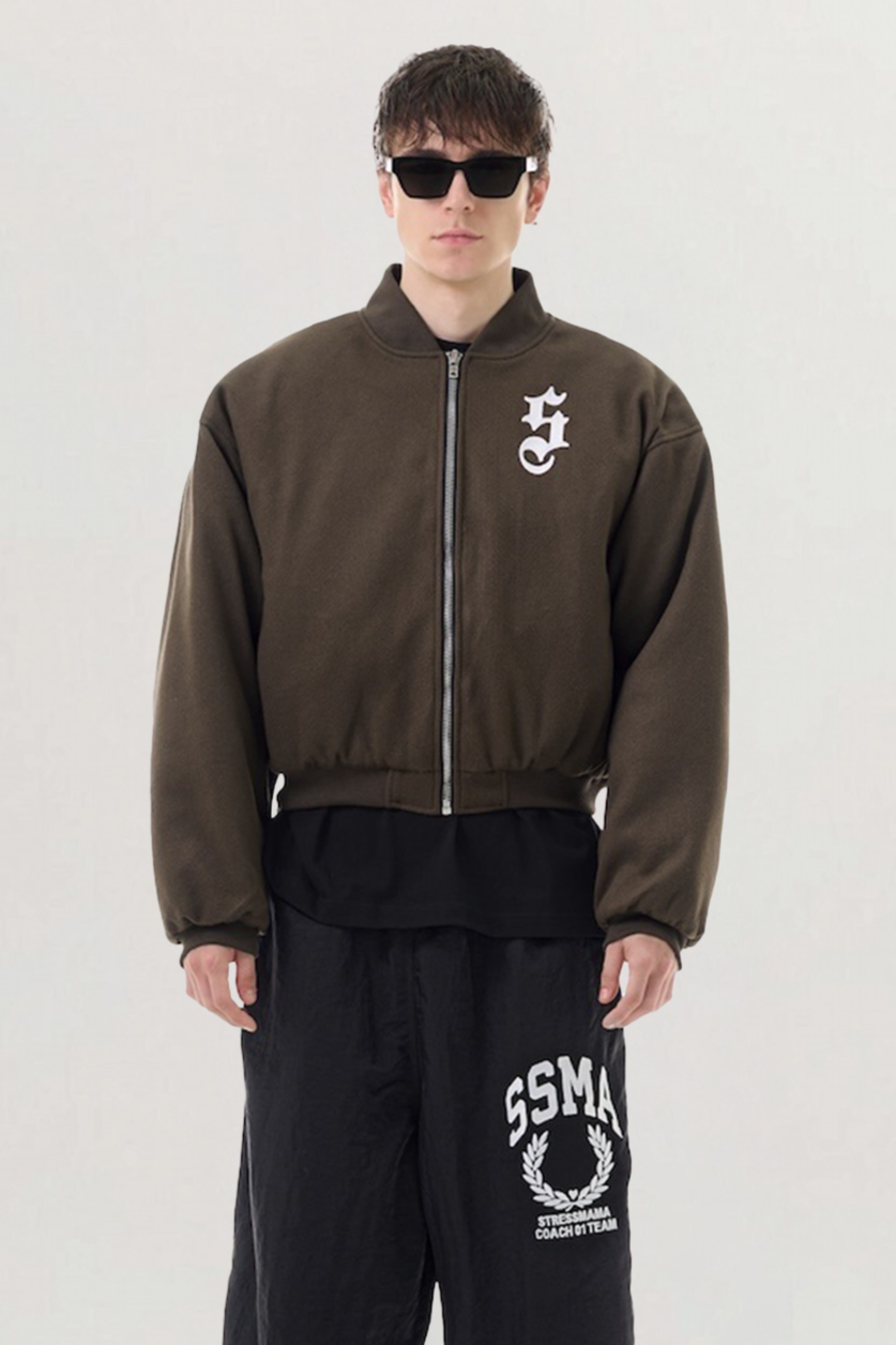 FW25 “S” Cropped Jacket for men, from STRESS MAMA, The Nam Concept