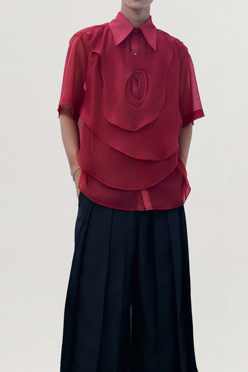 Multi-Layer Shirt Tulle for men, from CAOSTU, The Nam Concept