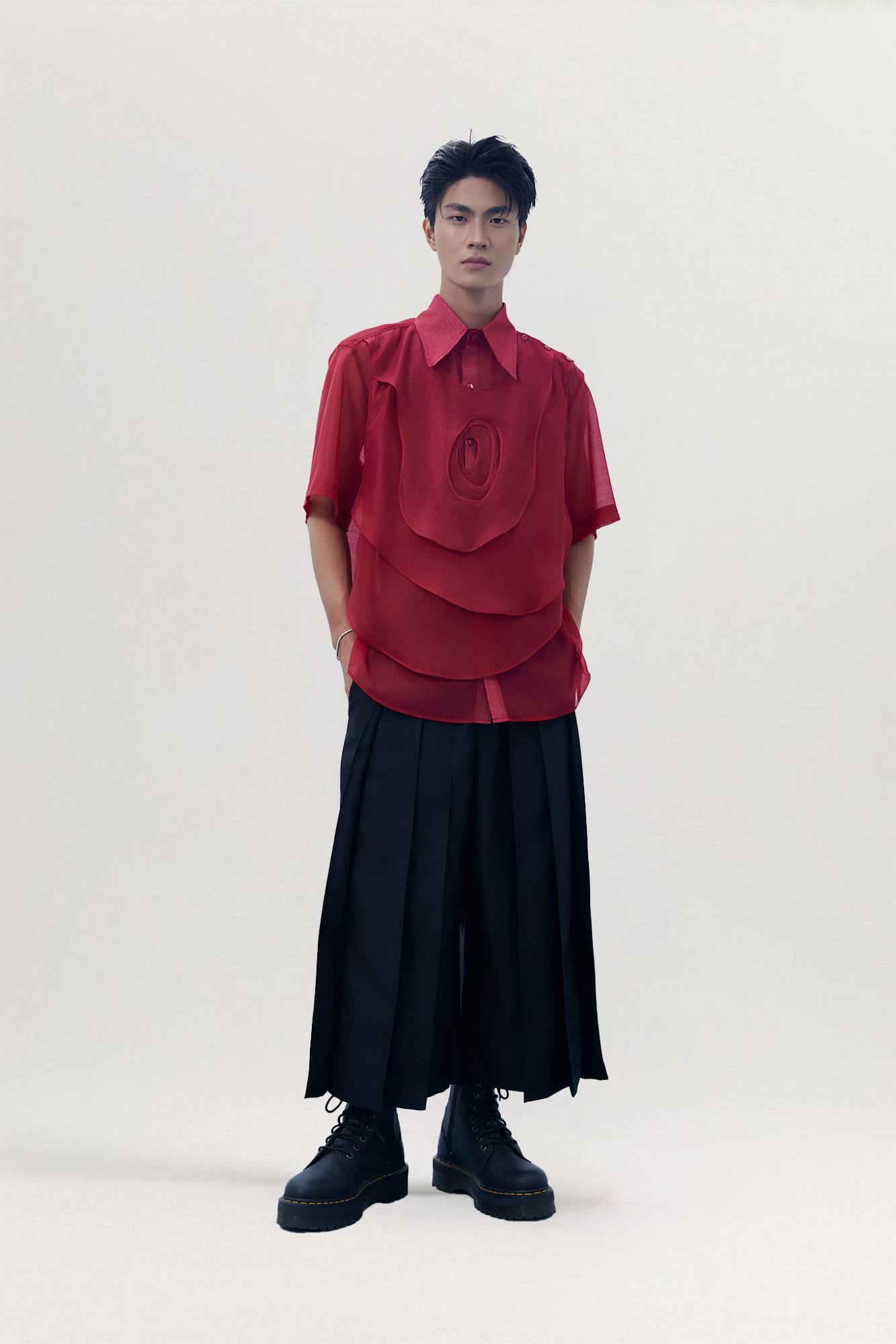 Multi-Layer Shirt Tulle for men, from CAOSTU, The Nam Concept