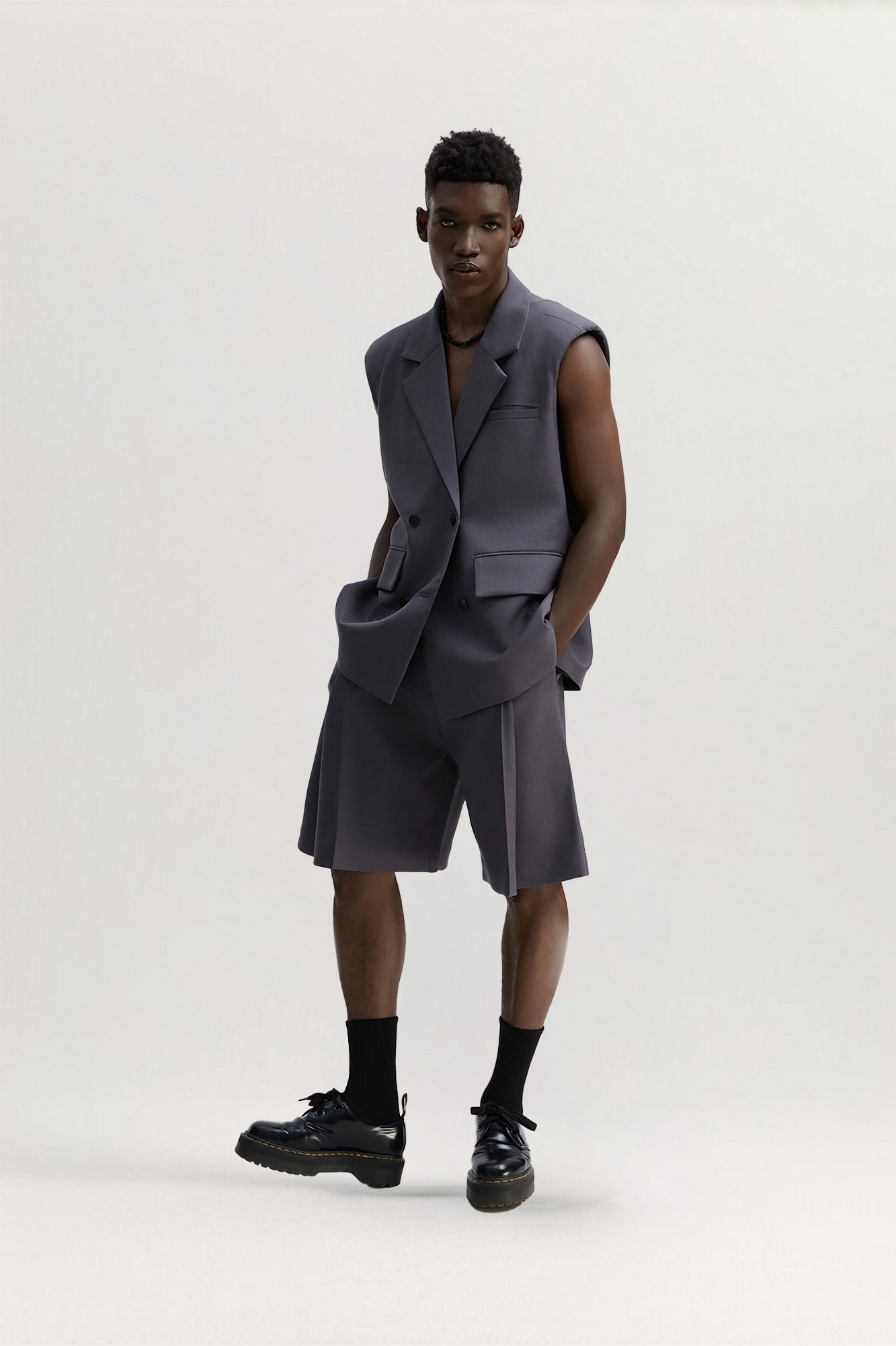 Short-Sleeved Blazer Linen for men, from CAOSTU, The Nam Concept