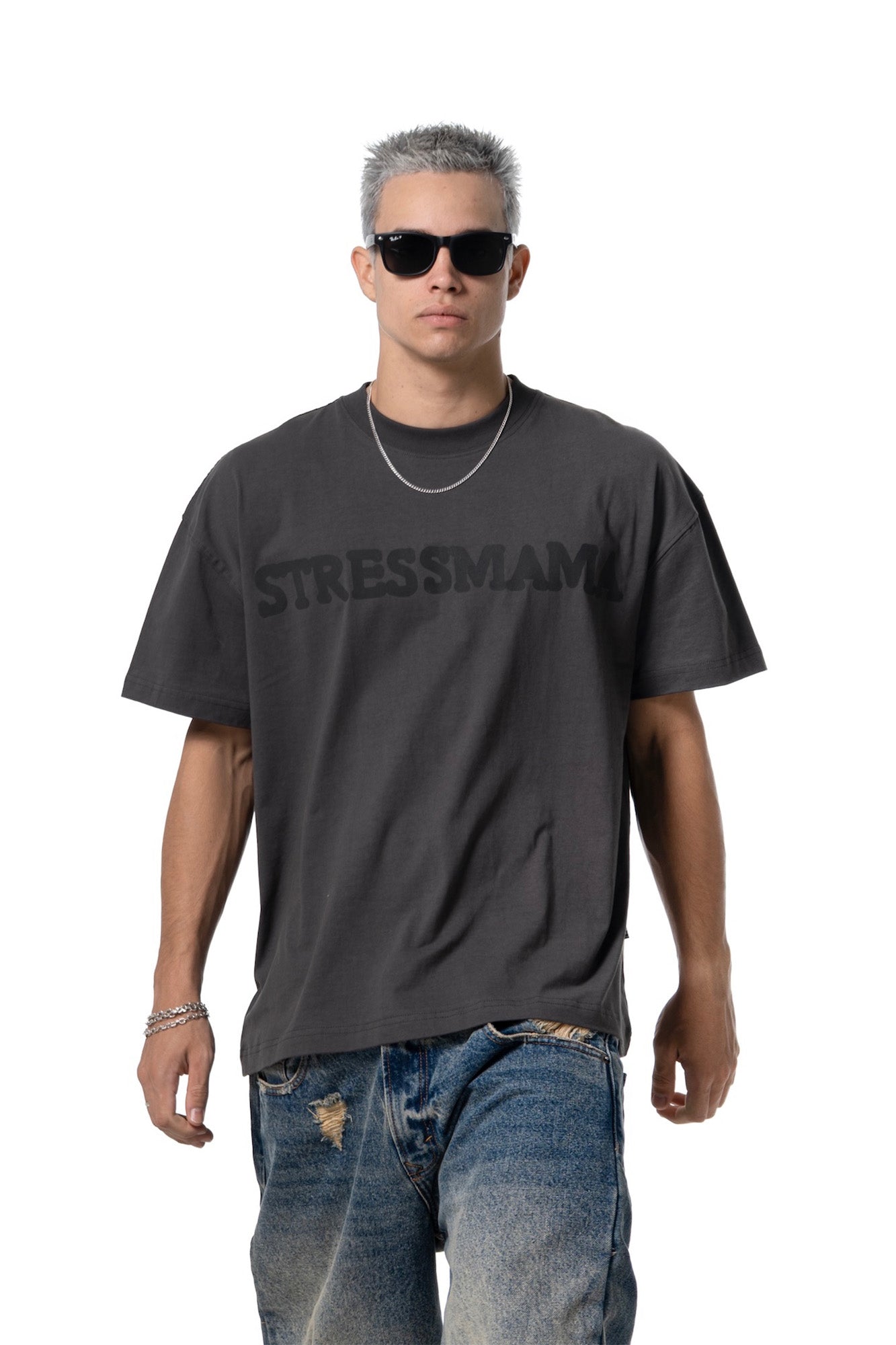 SSMA TBK V2 Oversized Gray T-Shirt for men, from STRESS MAMA, The Nam Concept