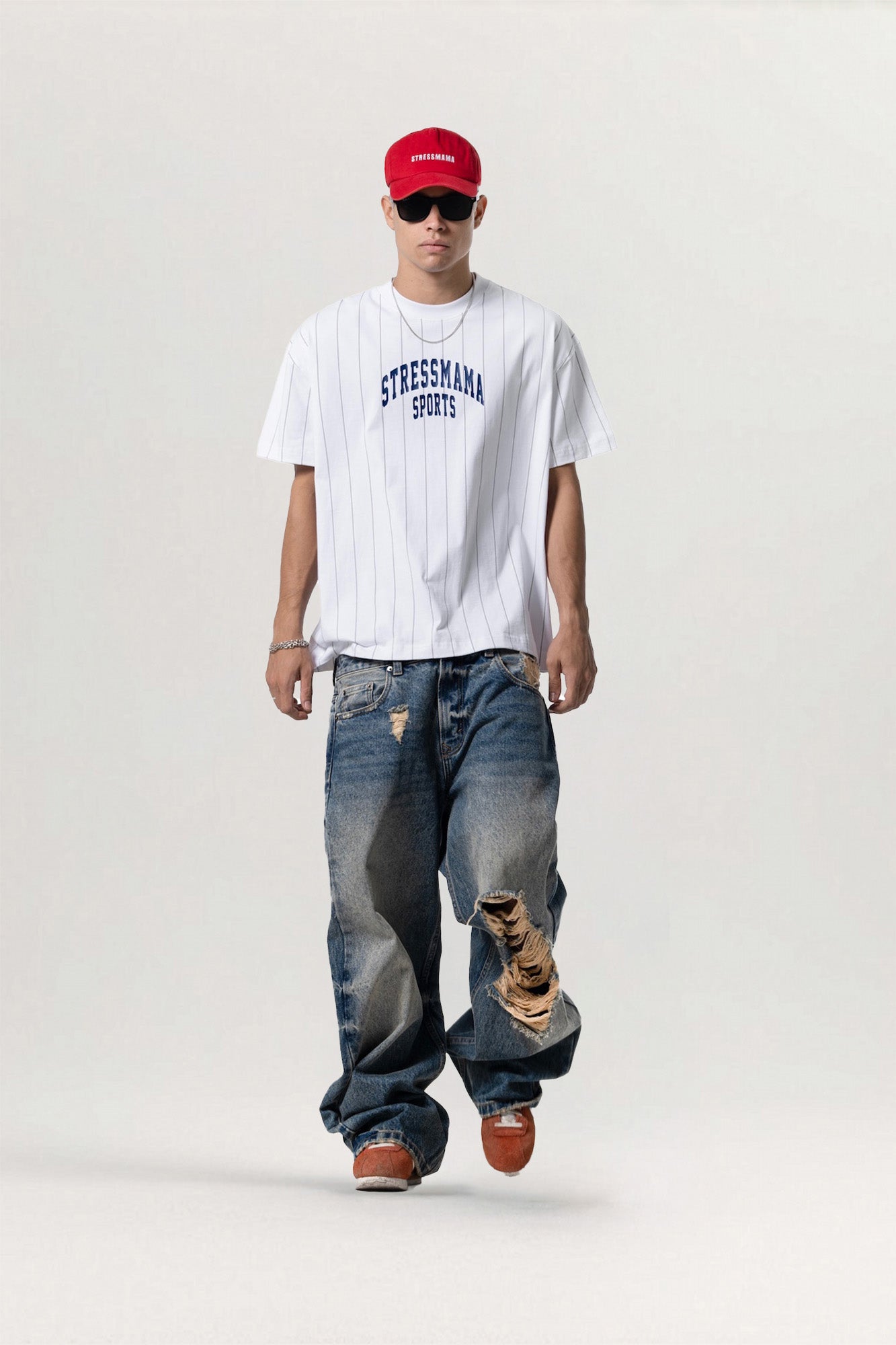 Ssma Heritage Striped Oversized T-Shirt for men, from STRESS MAMA, The Nam Concept