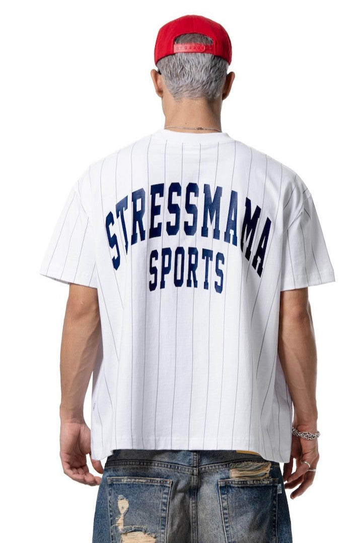 Ssma Heritage Striped Oversized T-Shirt for men, from STRESS MAMA, The Nam Concept
