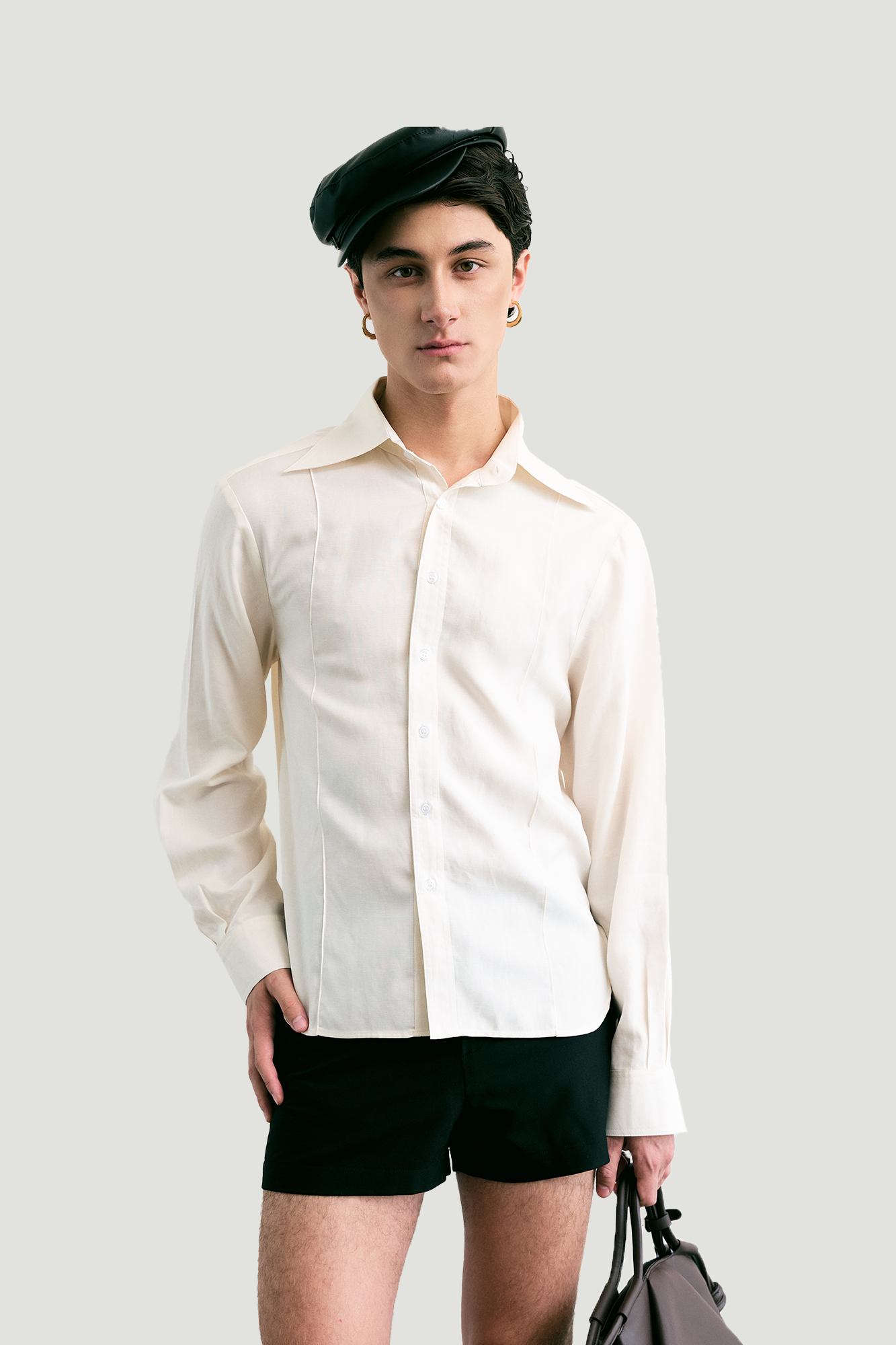 Tony Curved Hem Shirt for man, from DE JUNIEL, The Nam Concept