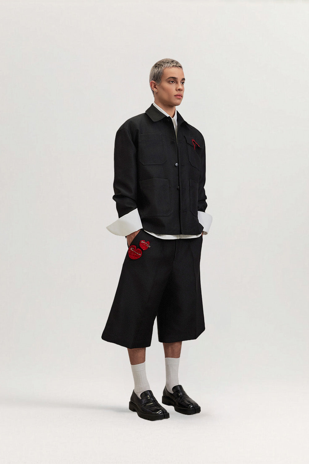 Healing Love Shirt Wide Fit Cotton Silk for men, from CAOSTU, The Viet Concept