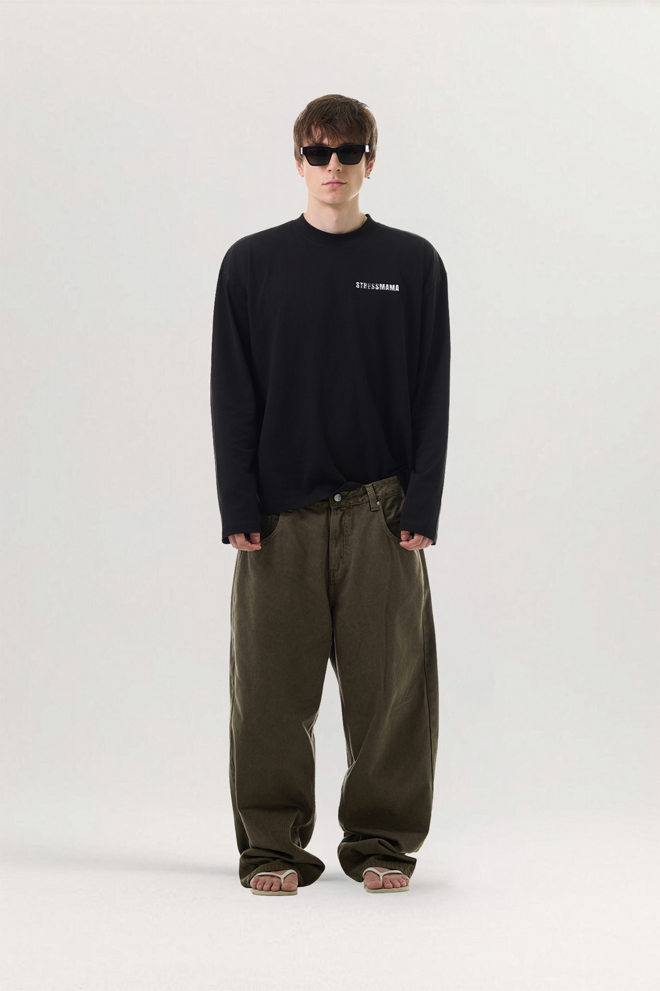 FW25 Cotton Longsleeve for men, from STRESS MAMA, The Nam Concept