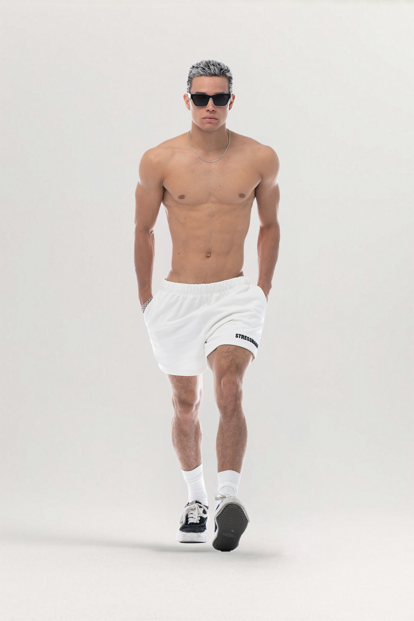 Hôtel Mama Cotton Sweat Shorts for men, from STRESS MAMA, The Nam Concept