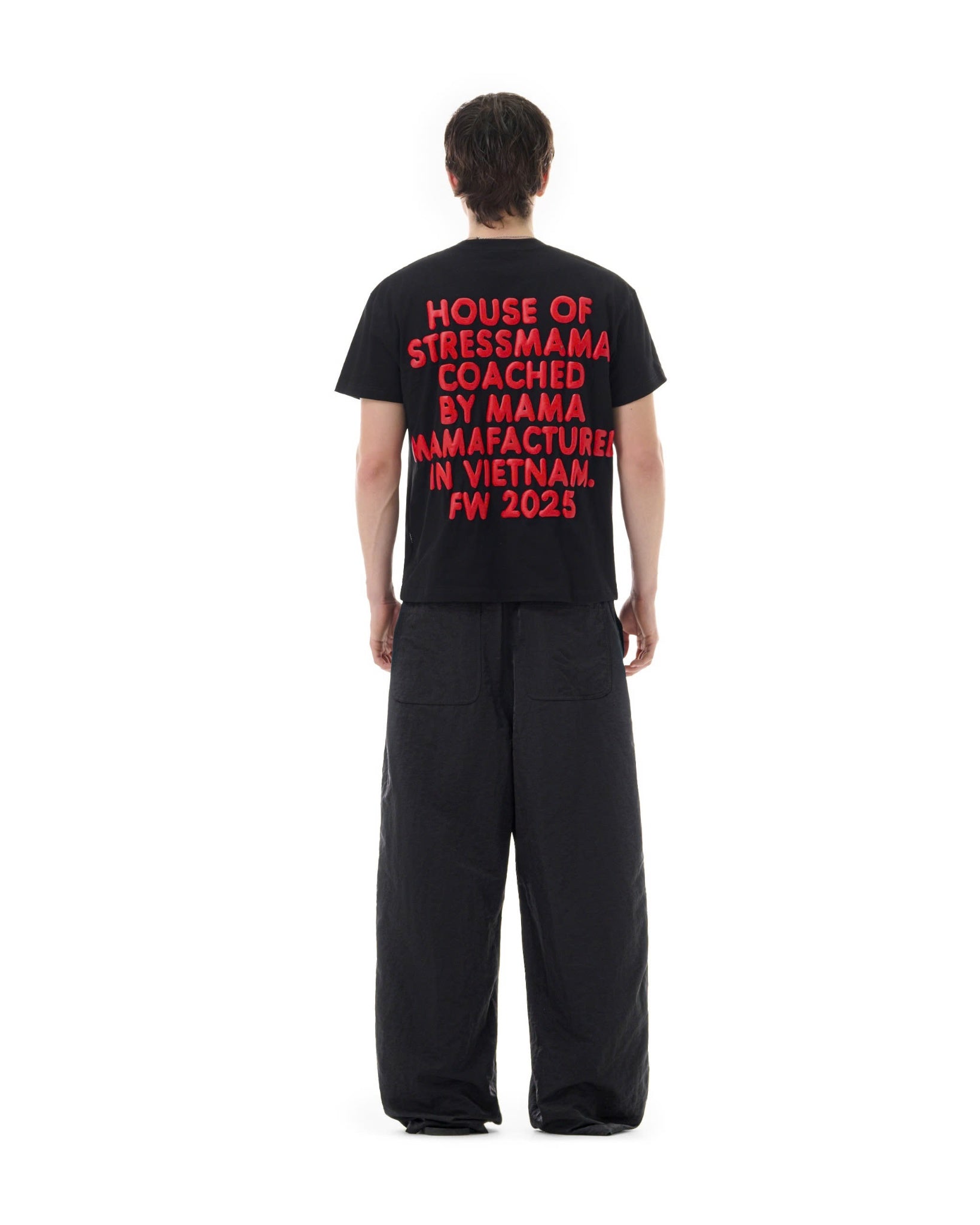 FW25 Text Oversized T-Shirt for men, from STRESS MAMA, The Nam Concept