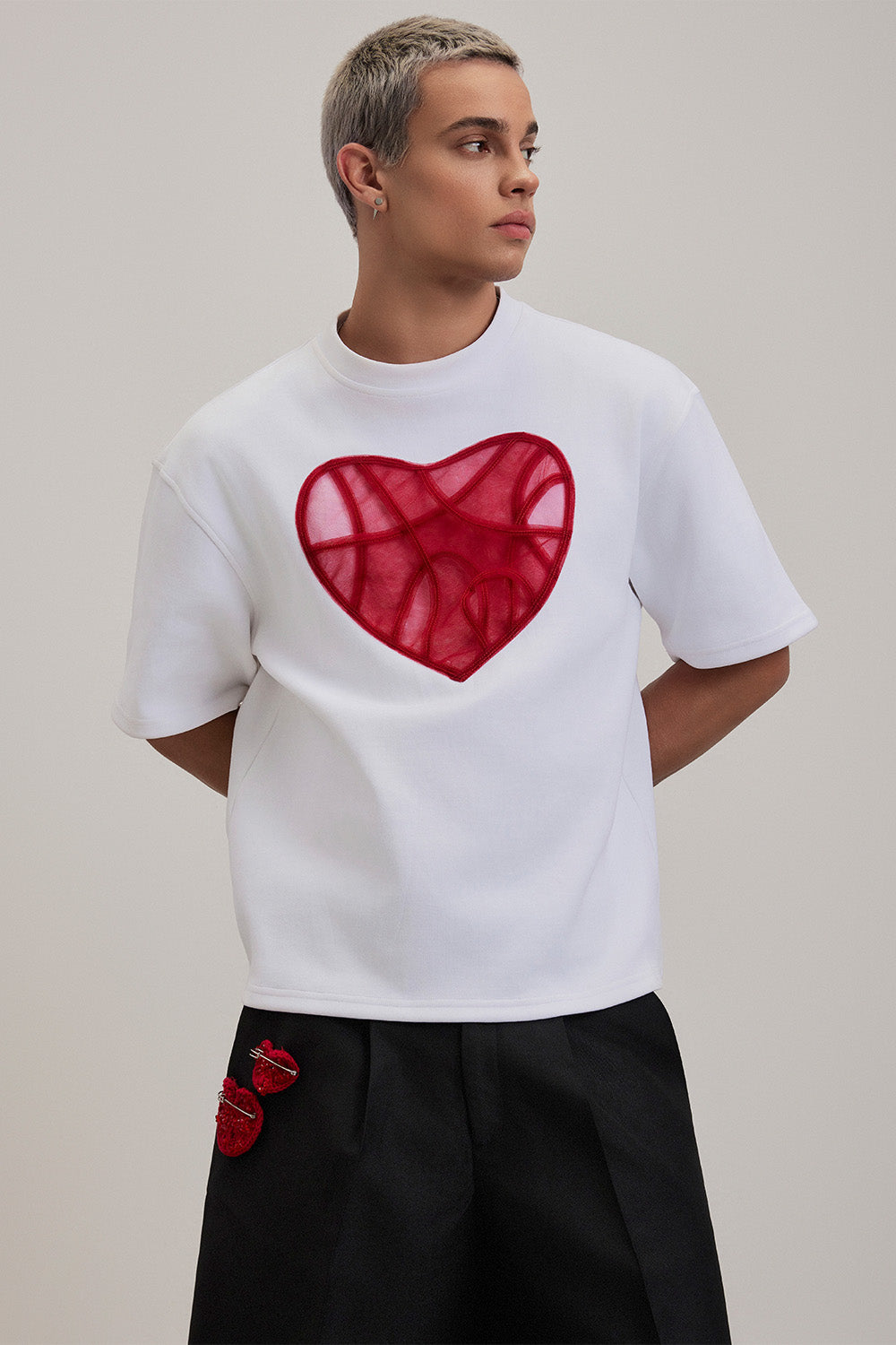 Tsunami Heart Shirt for men, from CAOSTU, The Nam Concept 