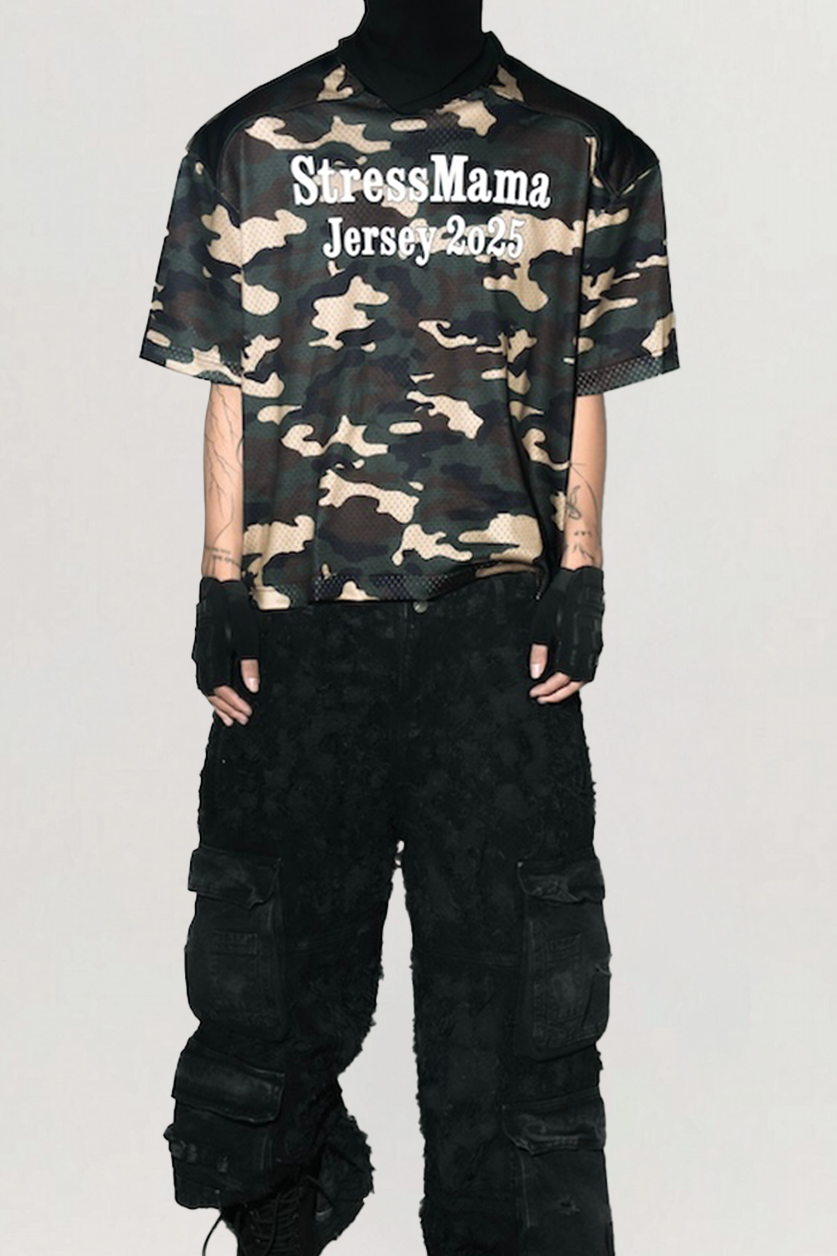 SSMA Camouflage Mesh Jersey for men, from STRESS MAMA, The Nam Concept 