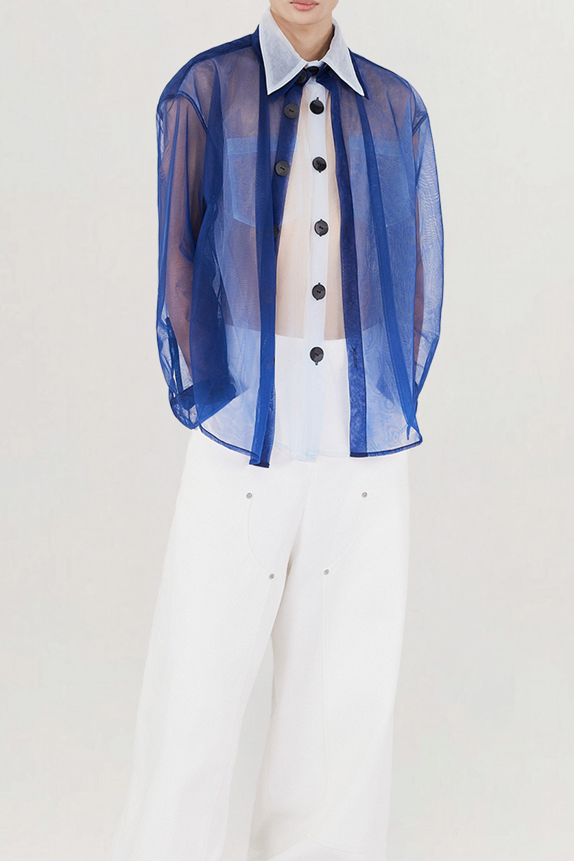 White Wide Leg Jean for men, from CAOSTU, The Nam Concept 