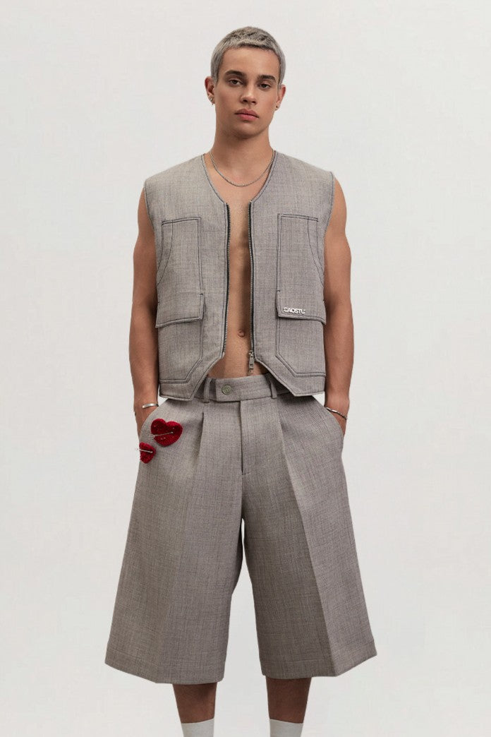  Tuongtu Metal Zip Ghile for men, from CAOSTU, The Viet Concept 