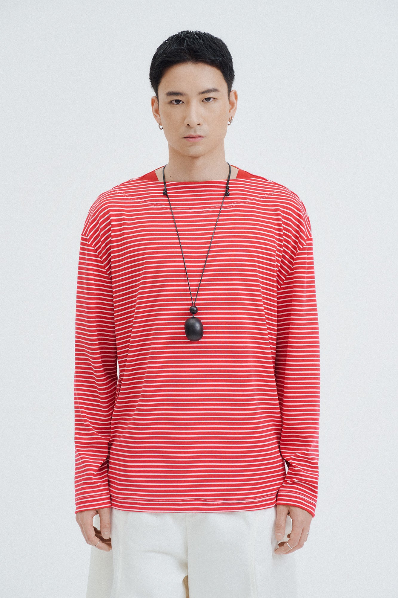 Bronx Striped Long Tee, for men, from AIN, The Nam Concpet 