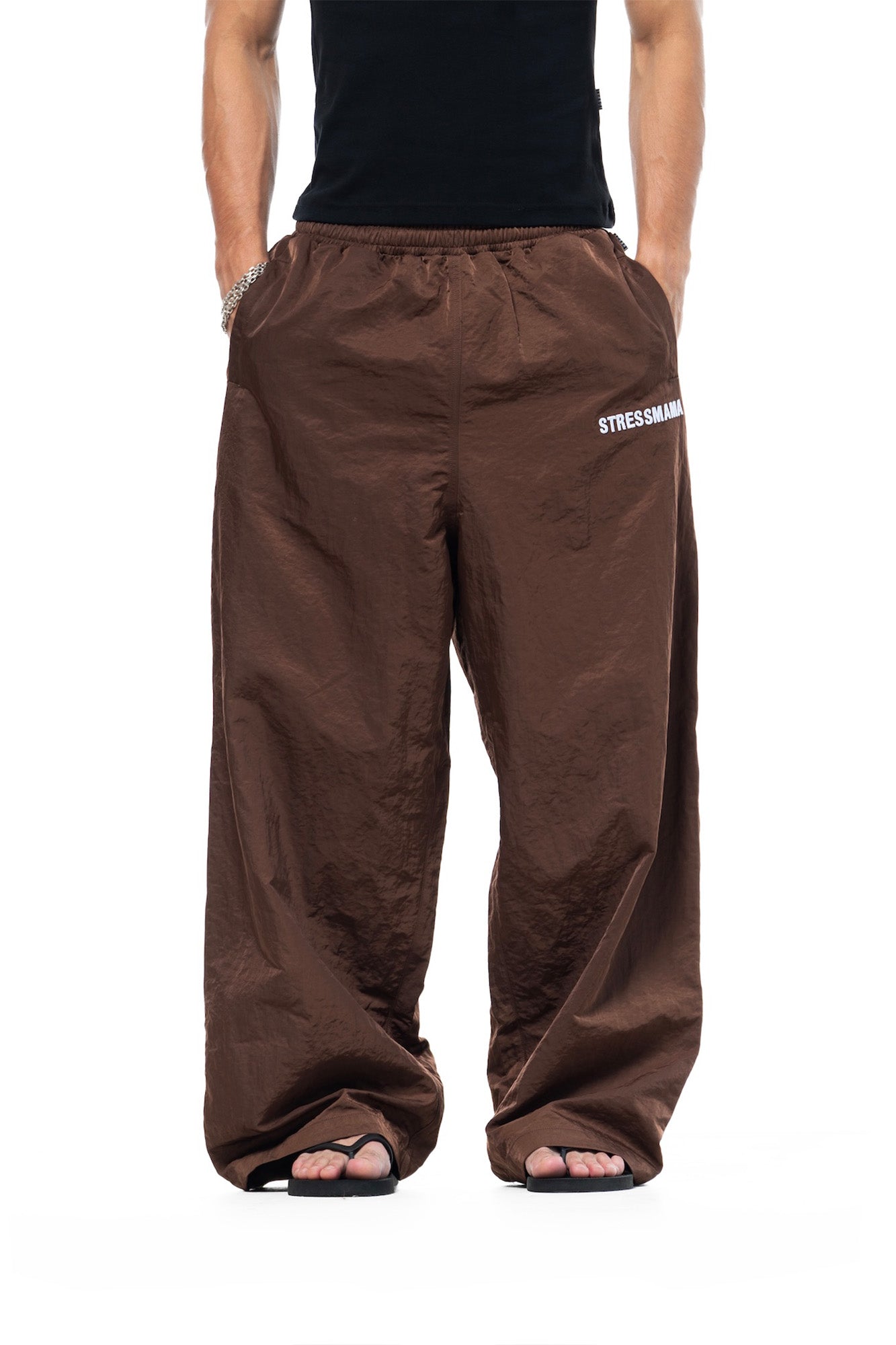 Ssma Signature Coach Oversized Track Pants for men, from STRESS MAMA, The Nam Concept 