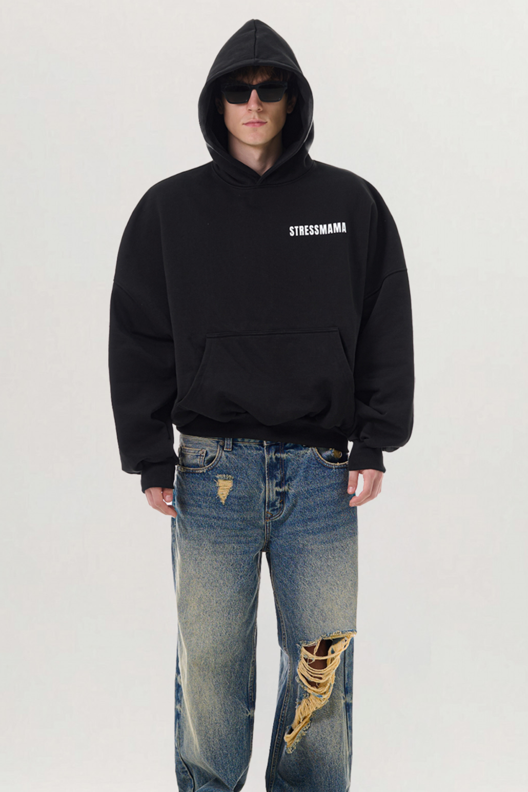 FW25 Logo Cotton Hoodie for men, from STRESS MAMA, The Nam Concept 