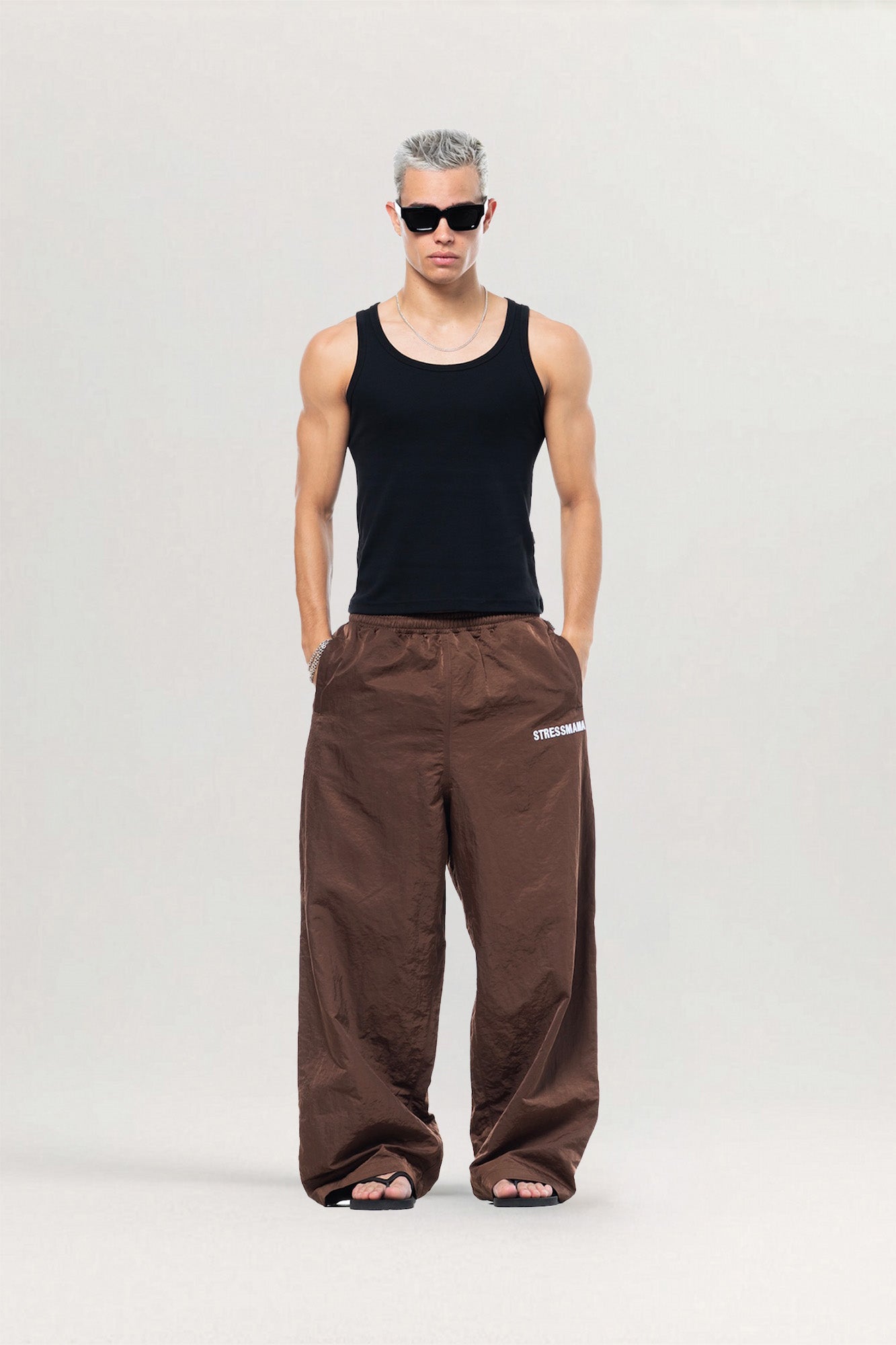 Ssma Signature Coach Oversized Track Pants for men, from STRESS MAMA, The Nam Concept 