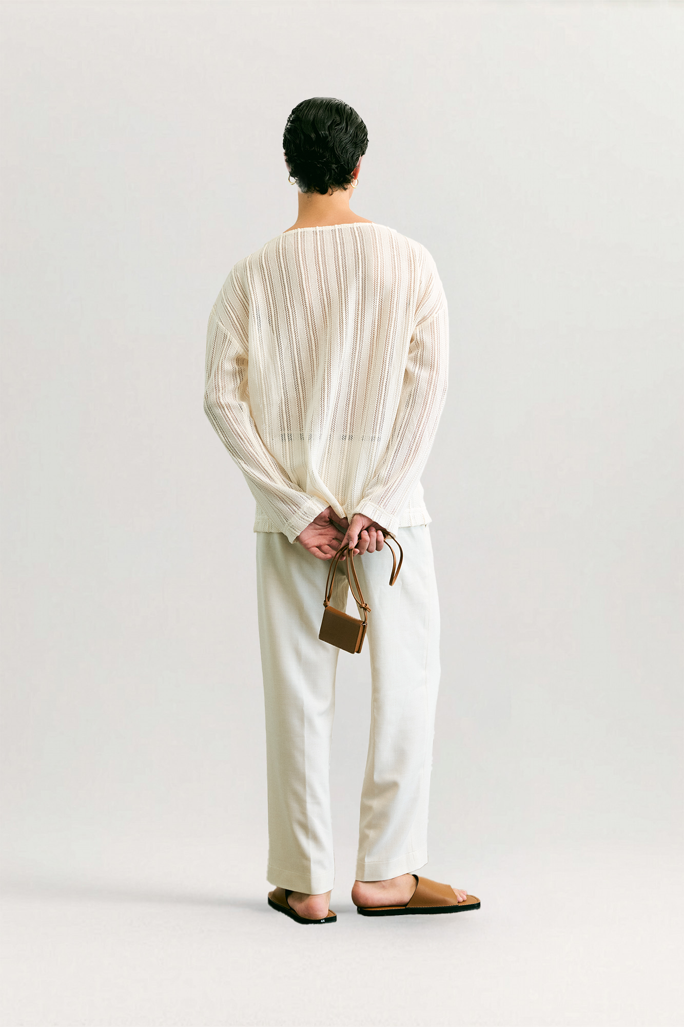 Shen Top Open-Knit Boatneck for man, from DE JUNIEL, The Nam Concept 