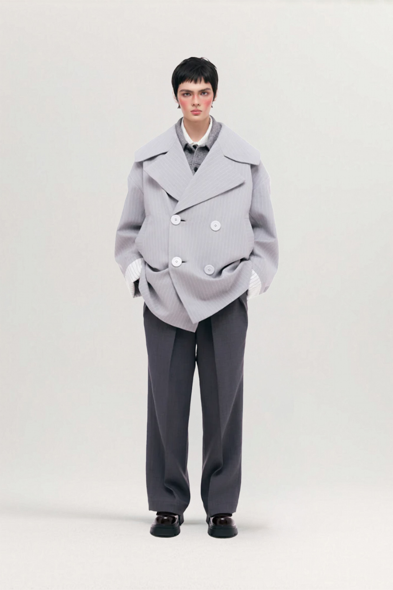 Dual Pleat Trousers Wide for men, from CAOSTU, The Nam Concept 