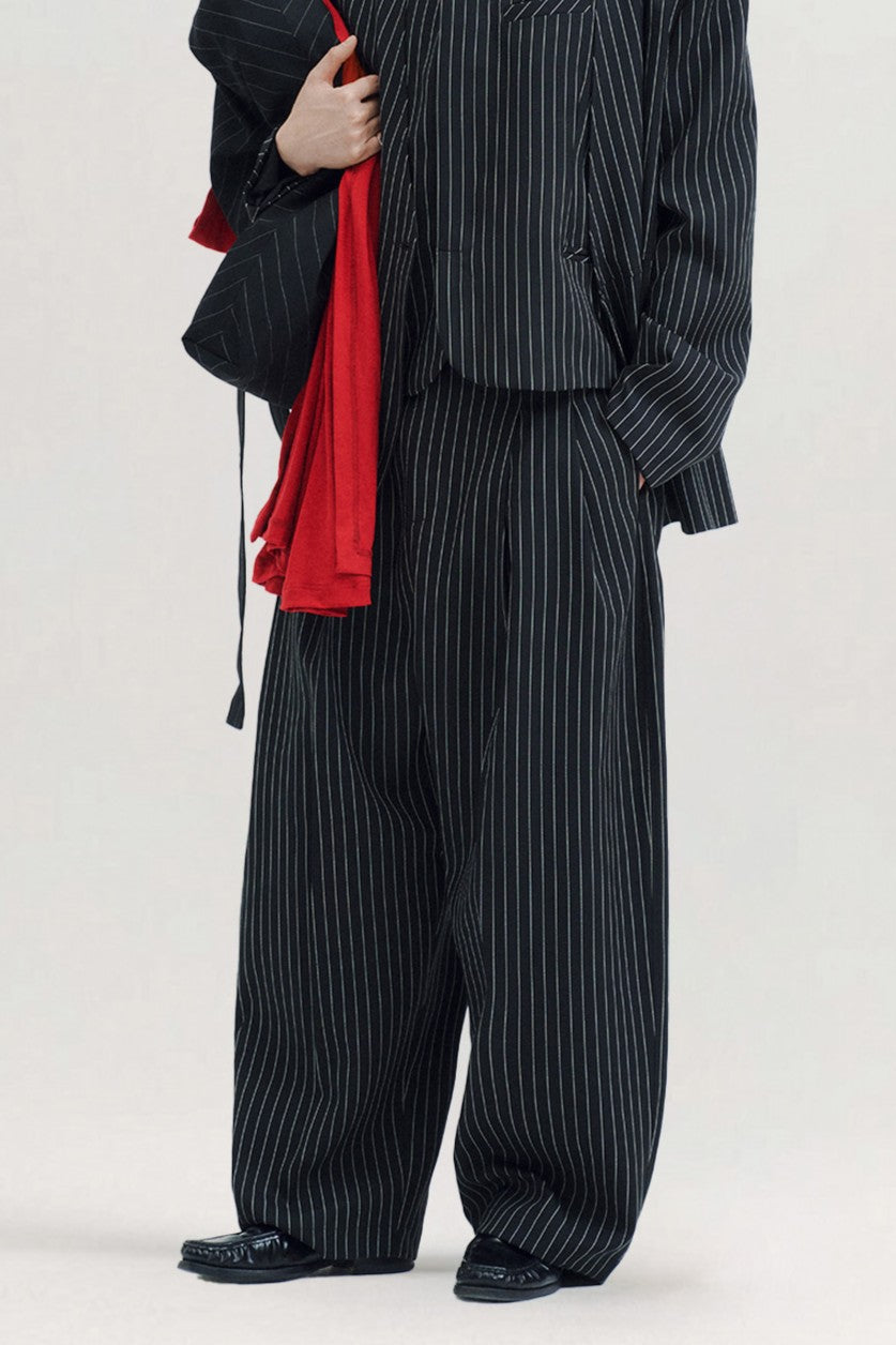 Albert Striped Wide Leg Pants for men, from AIN, The Nam Concept 