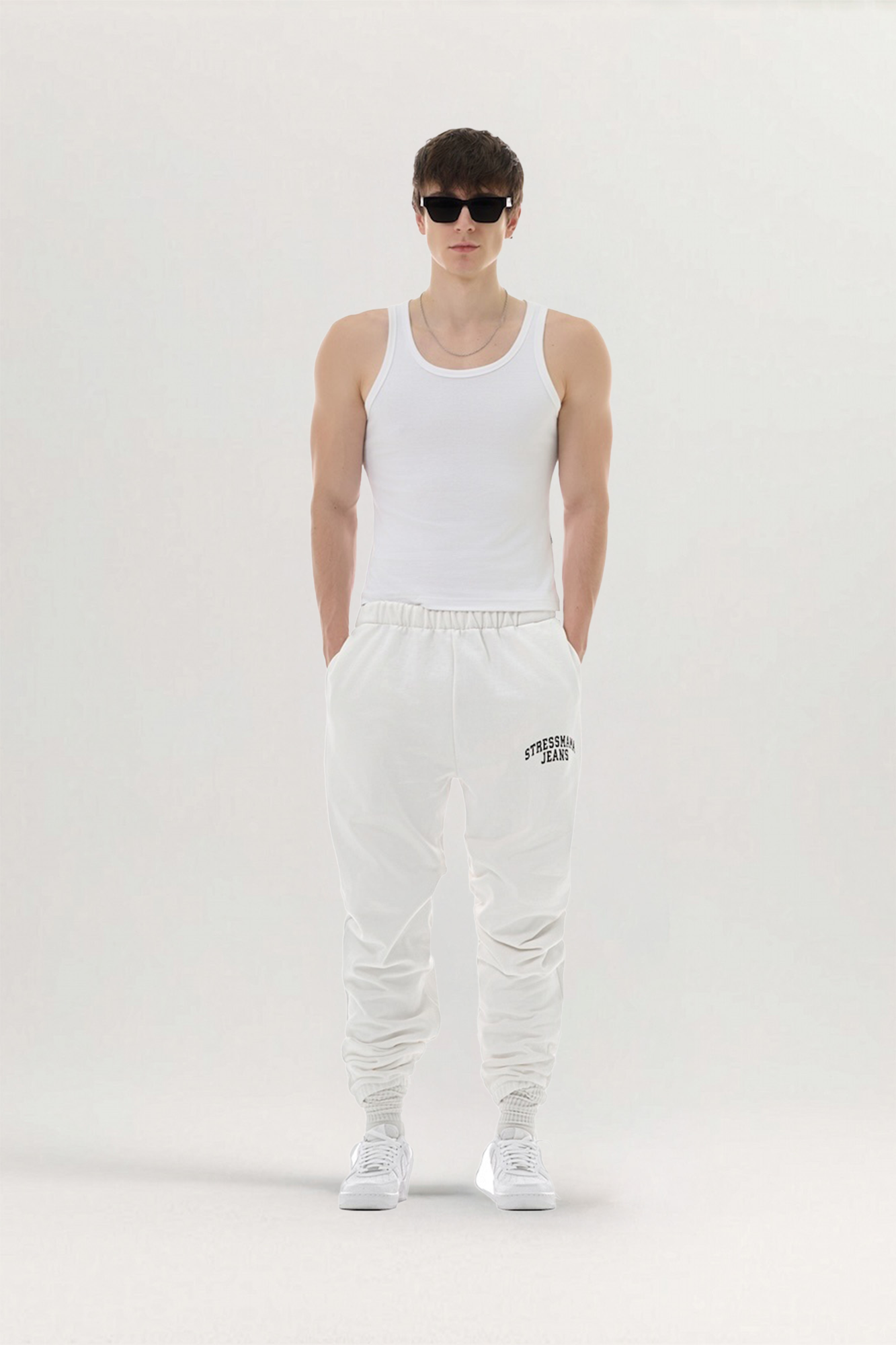 FW25 SSMA Jogger Sweatpants for men, from STRESS MAMA, The Nam Concept