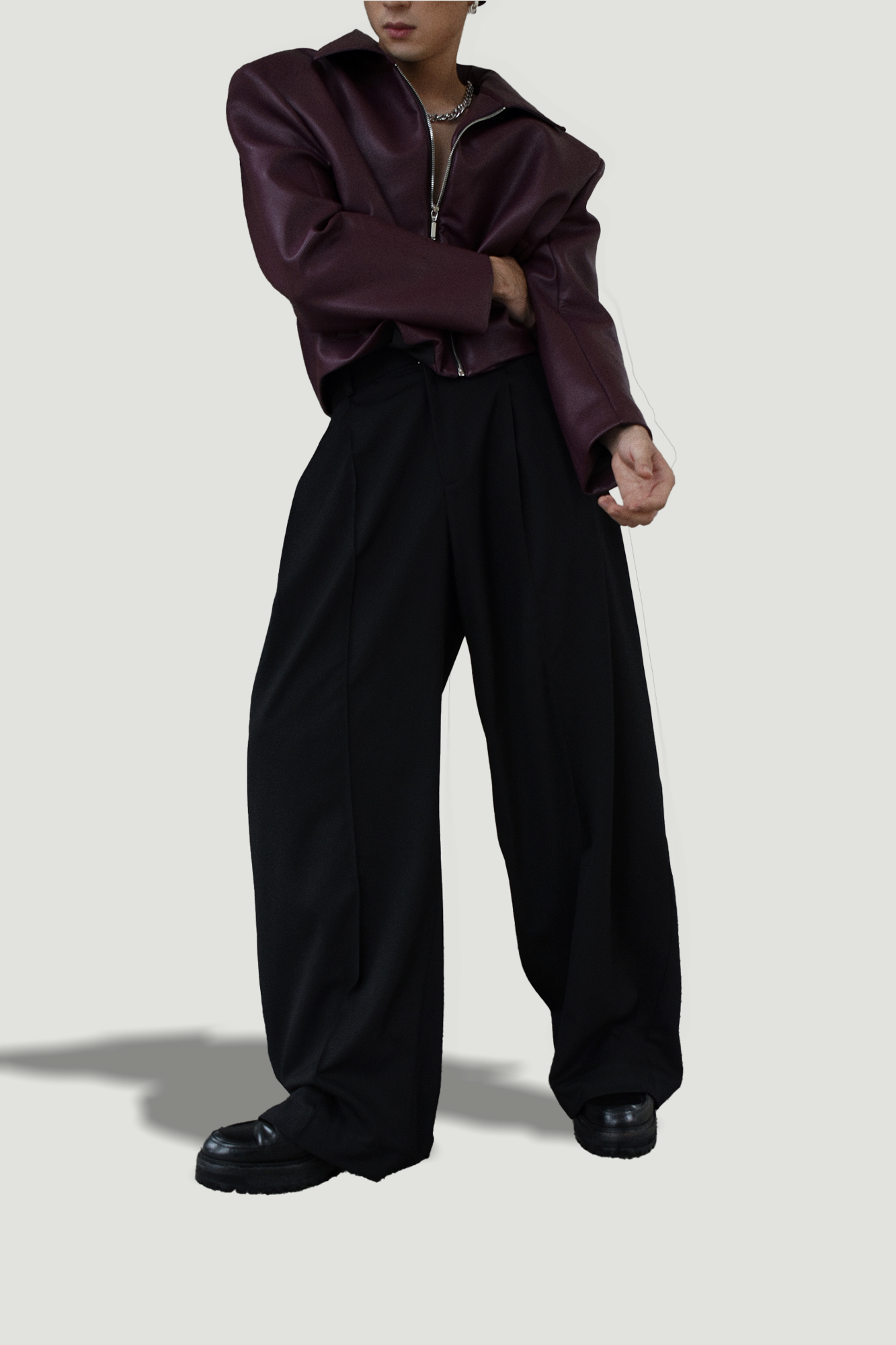 Mono Pleats Monolith Pants for man, from DE JUNIEL, The Nam Concept