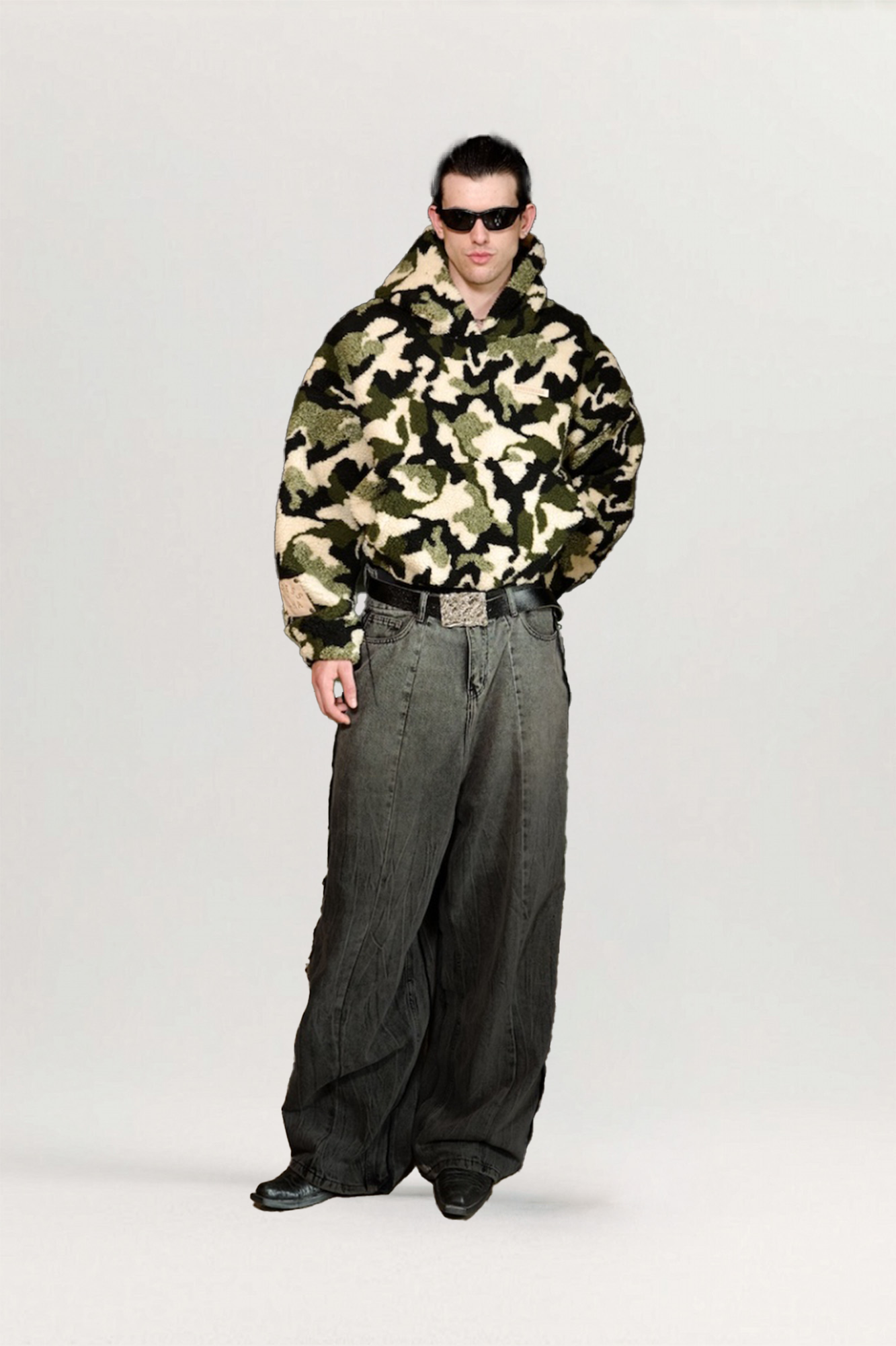 FW24 Camouflage Hoodie for men, from STRESS MAMA, The Nam Concept 