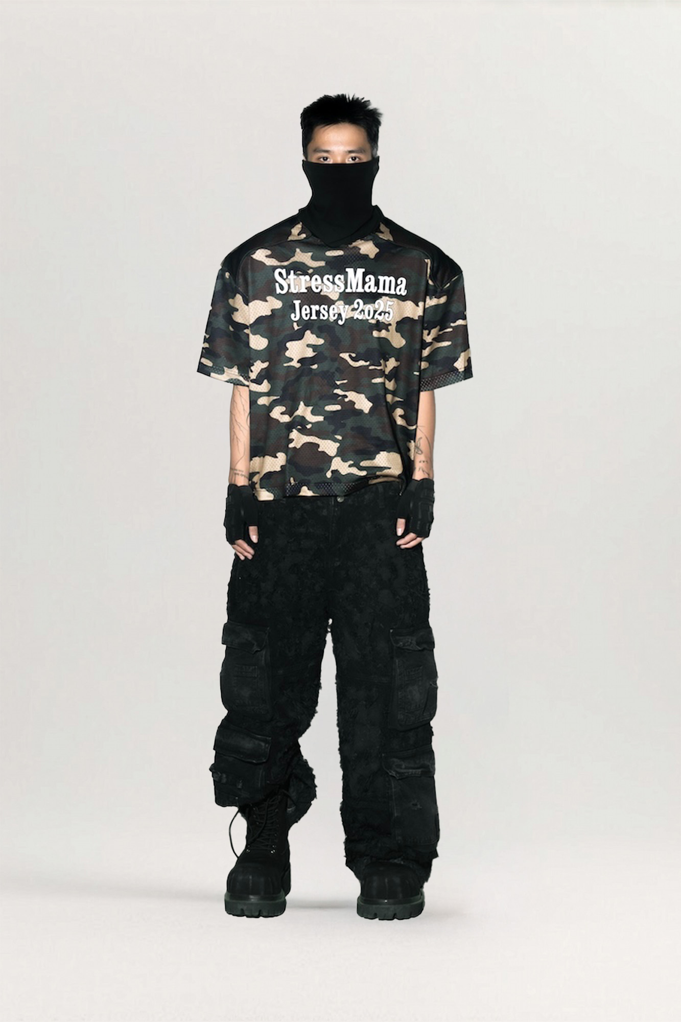 SSMA Camouflage Mesh Jersey for men, from STRESS MAMA, The Nam Concept 