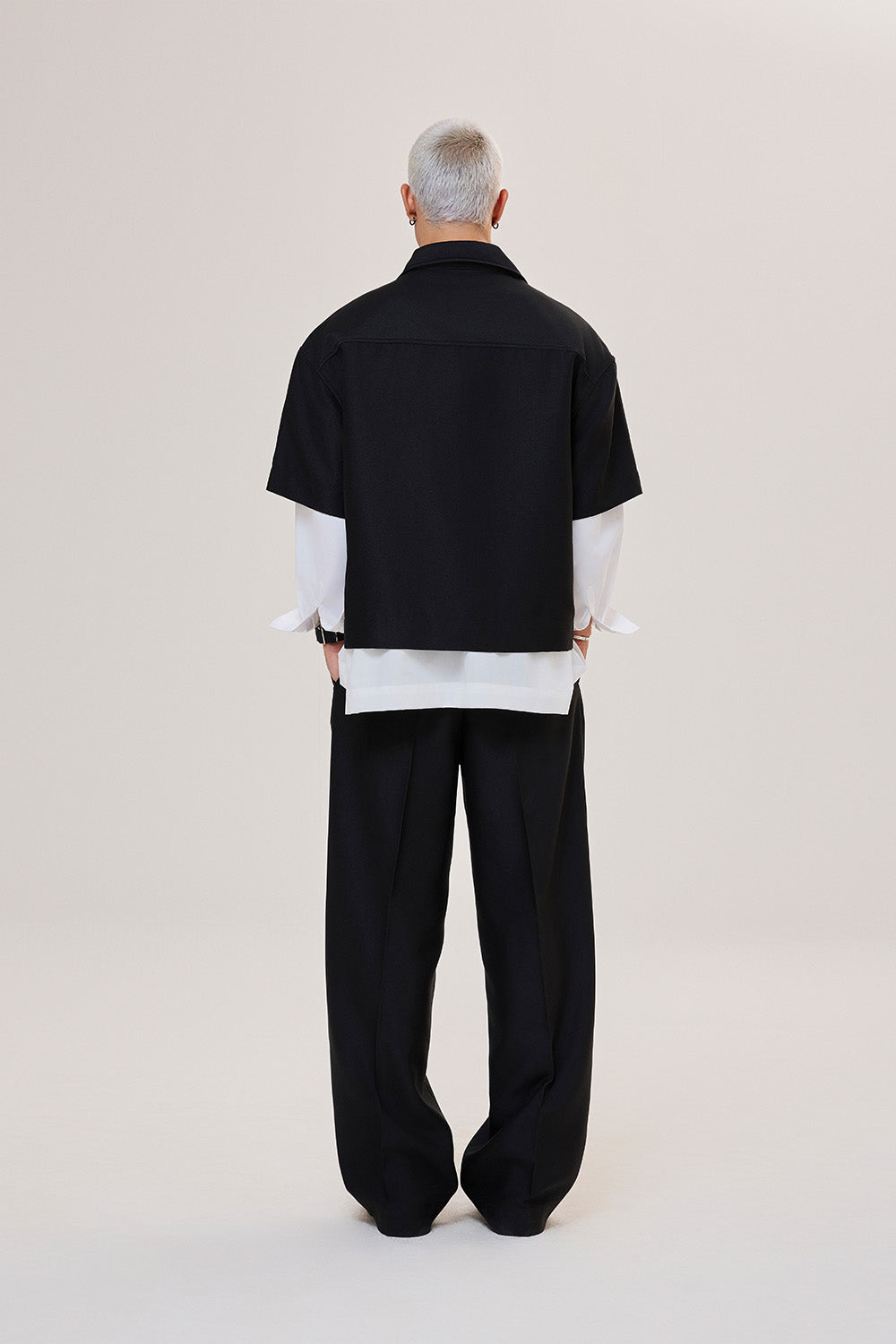 Patchwork Shirt Wide Fit Relaxed for men, from CAOSTU, The Nam Concept 