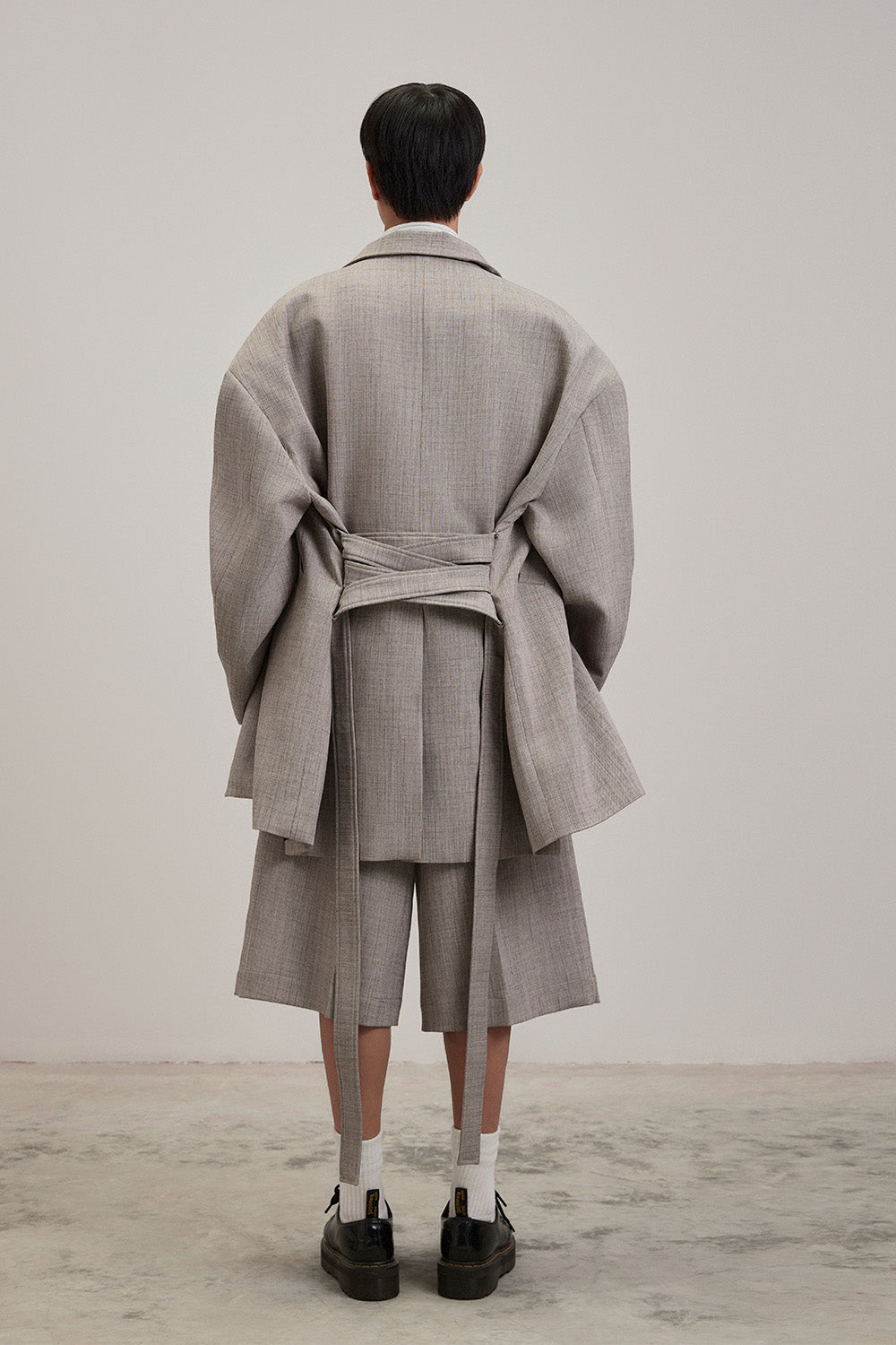 Che Cho Trench Coat Wide Fit Cotton Silk for men, from CAOSTU, The Nam Concept 