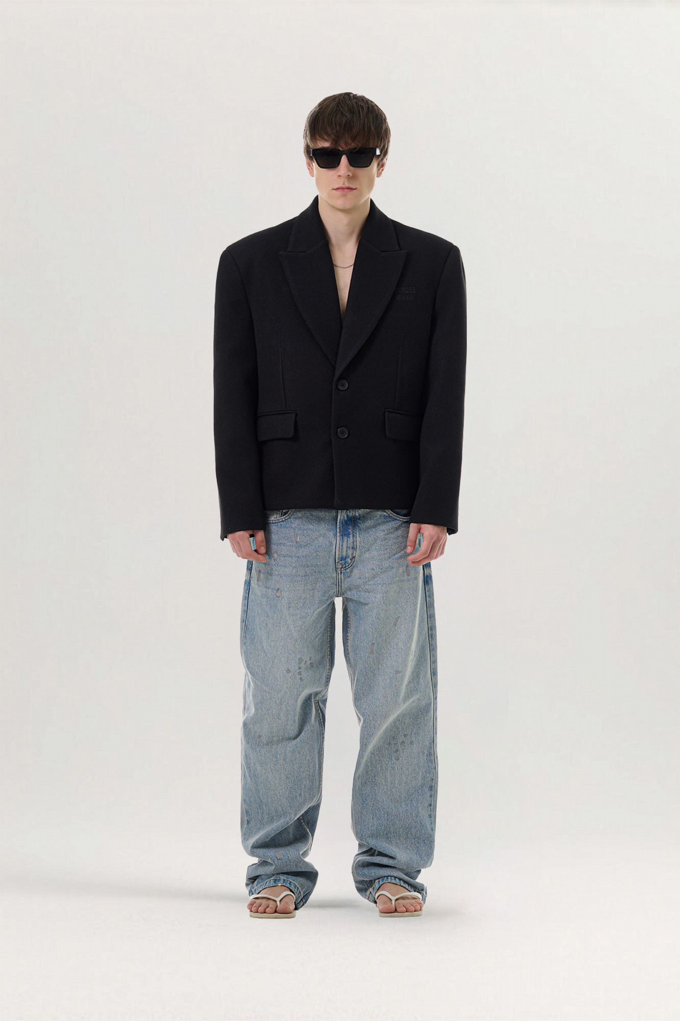 FW25 Basic Oversized Blazer for men, from STRESS MAMA, The Nam Concept 
